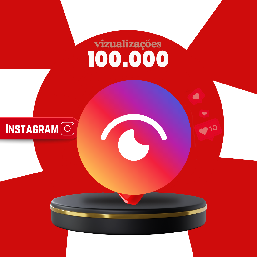 100.000 Visualizações Reels+Storys Instagram